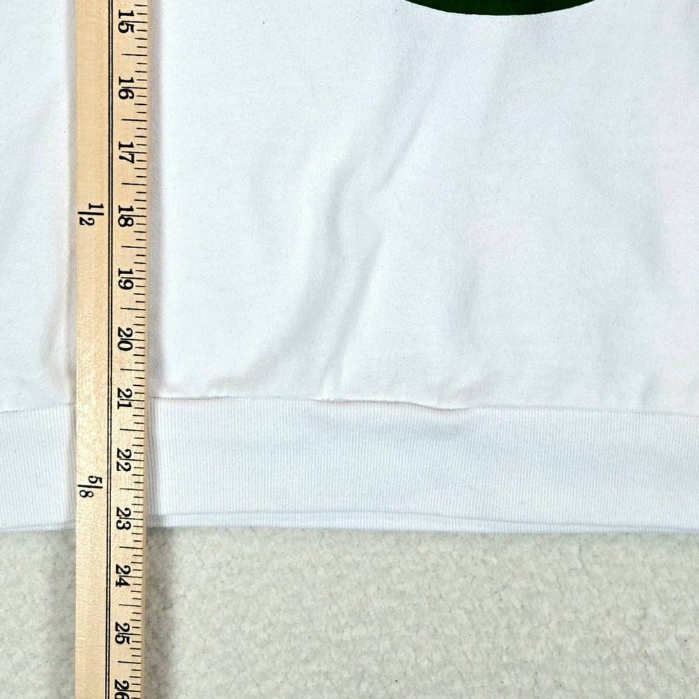 Levi's Sweatshirt Women 1X White Graphic Logo Raglan Retro French Terry Pullover - Picture 7 of 15